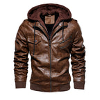 Stryde Vintage Aviator Layered Hoodie Jacket