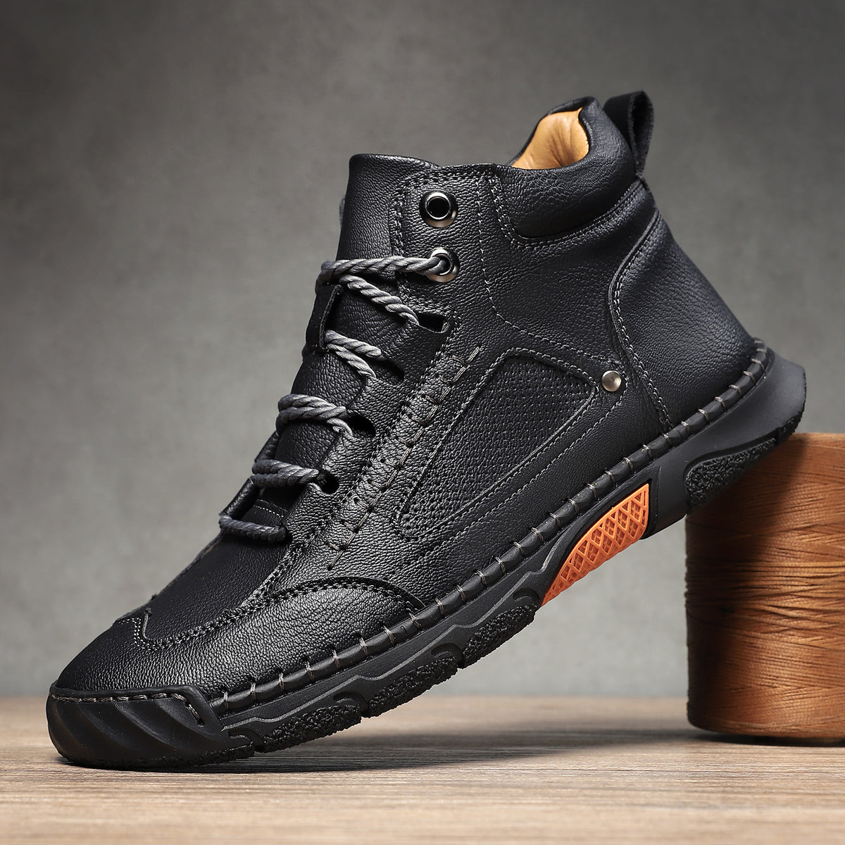 Brandon Legacy Stitched High-Top Boot