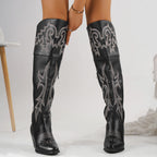 Élise Western Cowboy Knee High Boots
