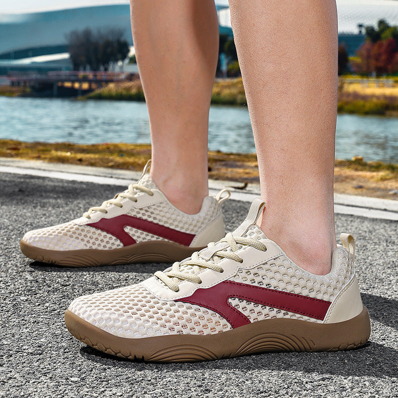 Landstrider Breathable Mesh Wide-Toe Walking Sneakers