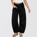 Léa Ribbed Corduroy Wide Leg Pants