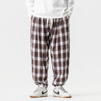 Urban Theory Plaid Baggy Jogger Pants
