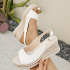 Élise Open-Toe Vacation Espadrilles Sandals