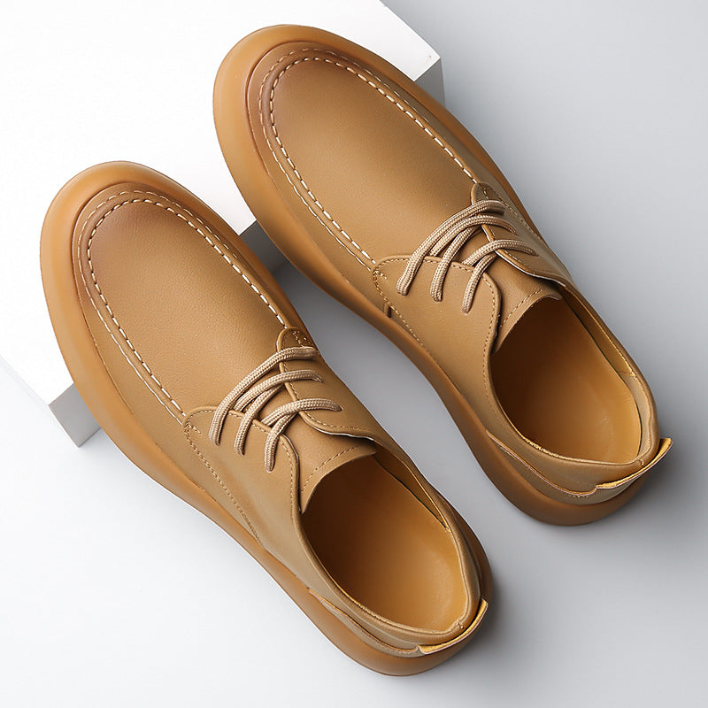 Clifford Leather Moc Toe Derby Shoe