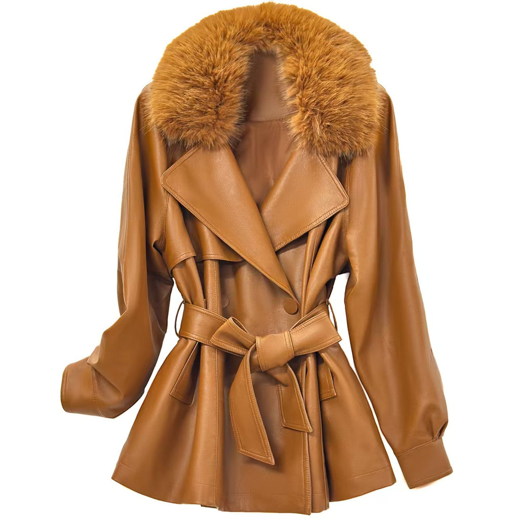 Avéra Fleece Lined Double-Breasted Jacket