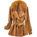Avéra Fleece Lined Double-Breasted Jacket