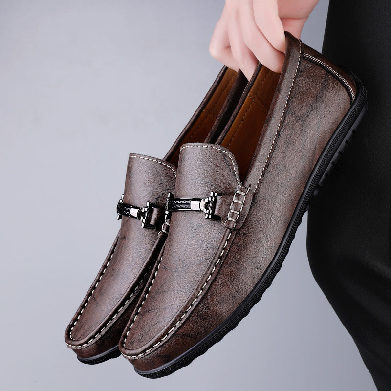 Rutherford Iron Buckle Slip-On Loafers