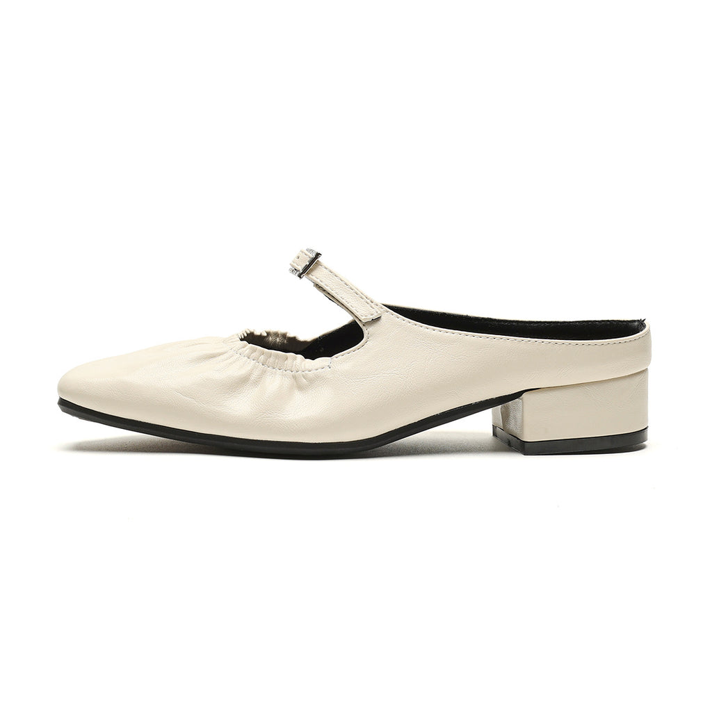 Élise Parisian Chic Square Toe Mary Jane Flats