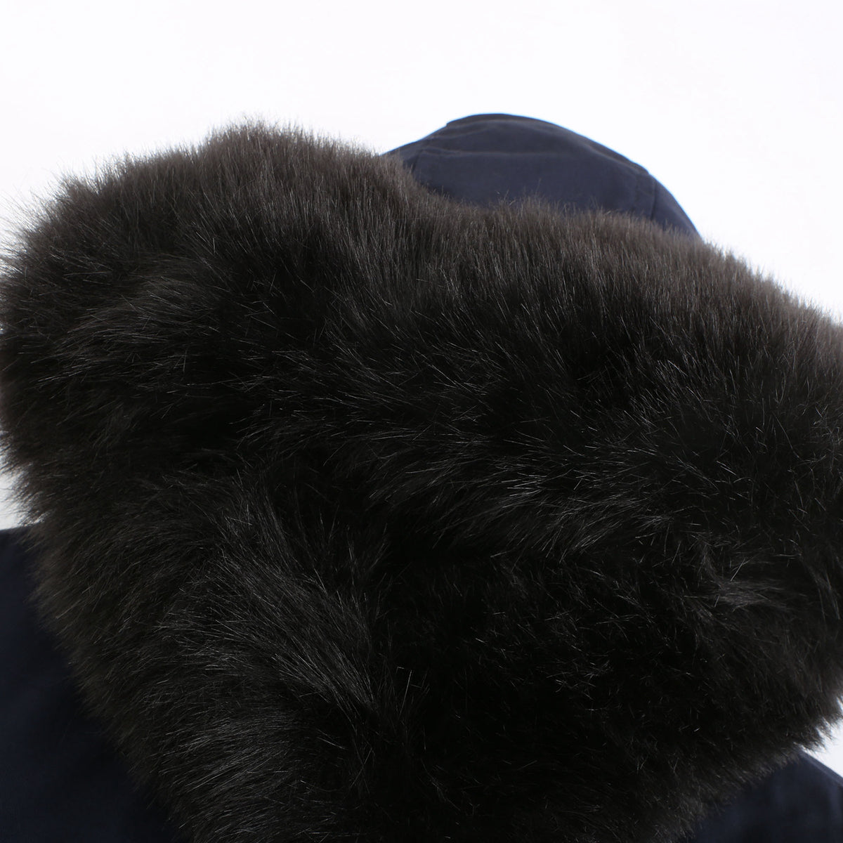 Léa Faux Fur Hooded Cinched Waist Parka