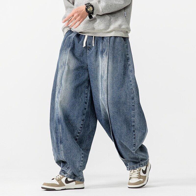 Urban Theory Vintage Washed Denim Baggy Jeans