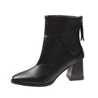 Élise Sculpted Block Heel Ankle Boots