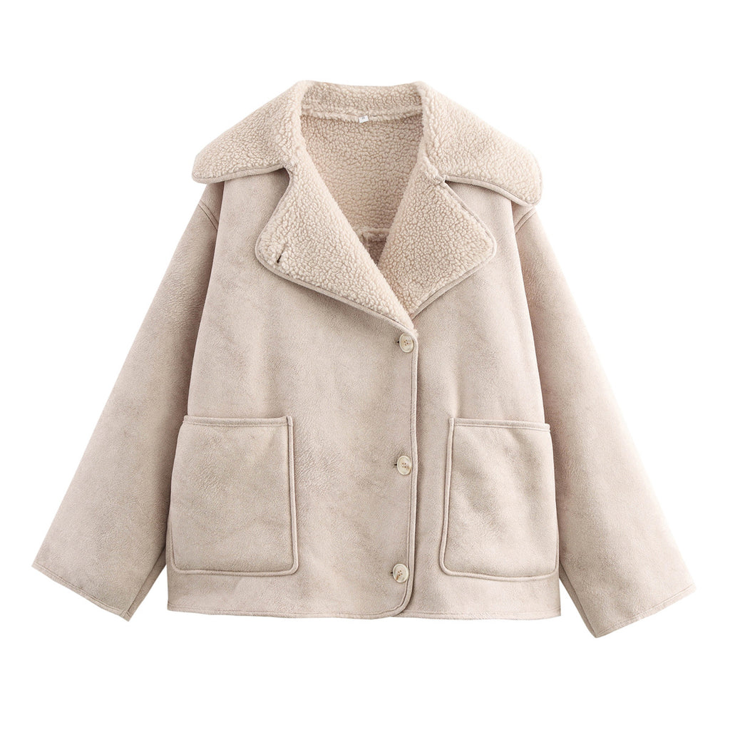 Léa Fall Fur-Lined Chic Jacket