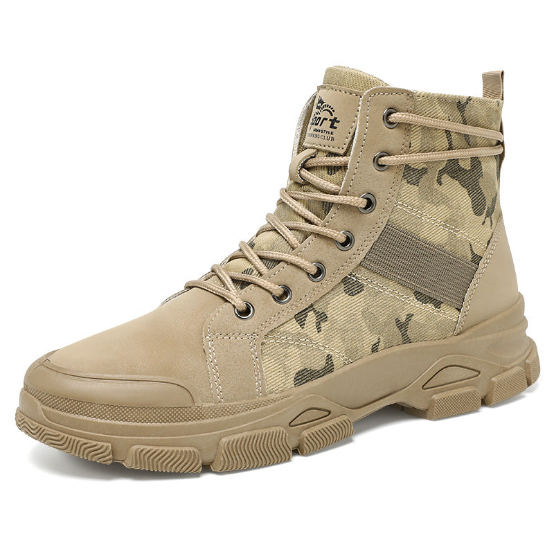 Ridge Rugged Camouflage Work Boots