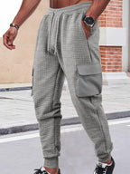 Clifford Waffle Knit Gym Cargo Joggers