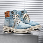 Jonathan NYC Denim Rugged Cargo Boots