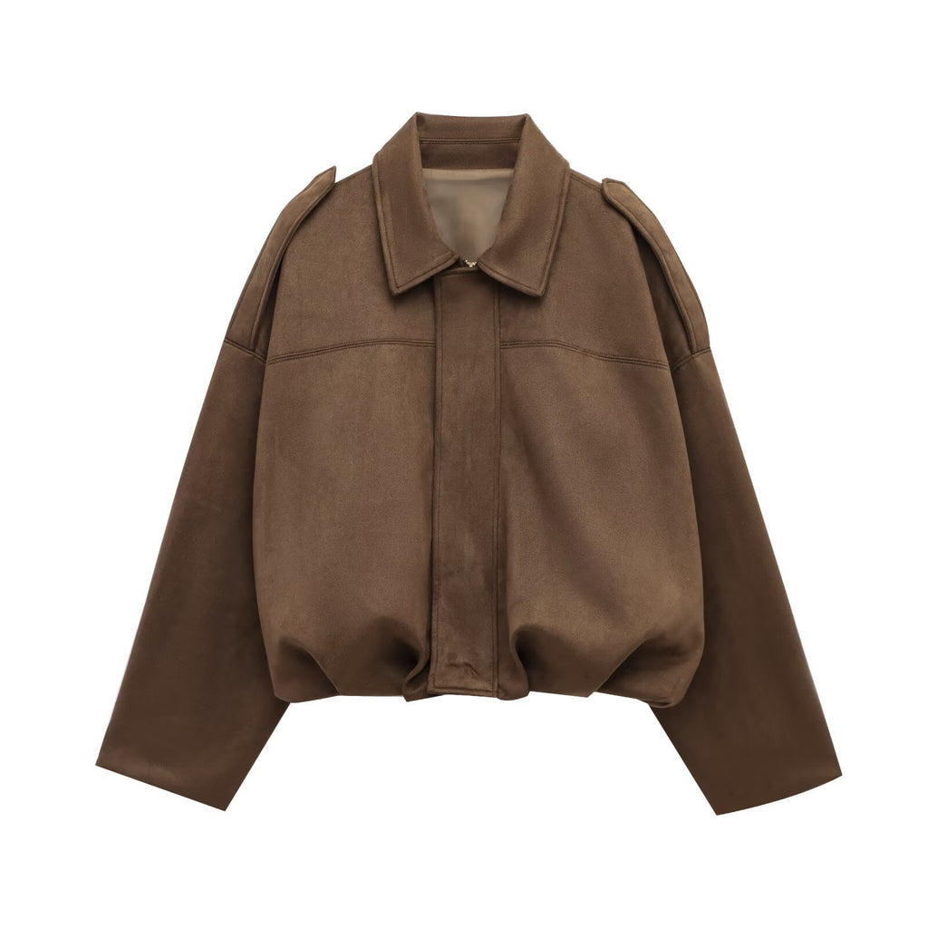 Léa Lightweight Bat Sleeve Bomber Jacket