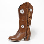 Élise Floral Western Cowboy Boots