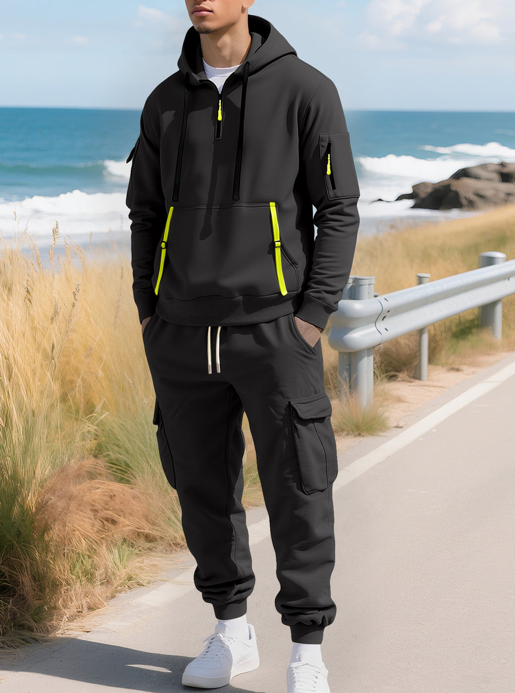 Blake Holloway Athleisure Cargo Tracksuit Set