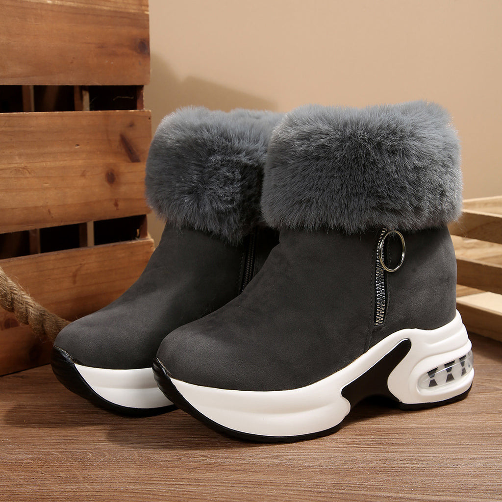 Élise Fur Lined Vegan Suede Boots