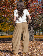 Josephine Relaxed Corduroy Wide-Leg Pants