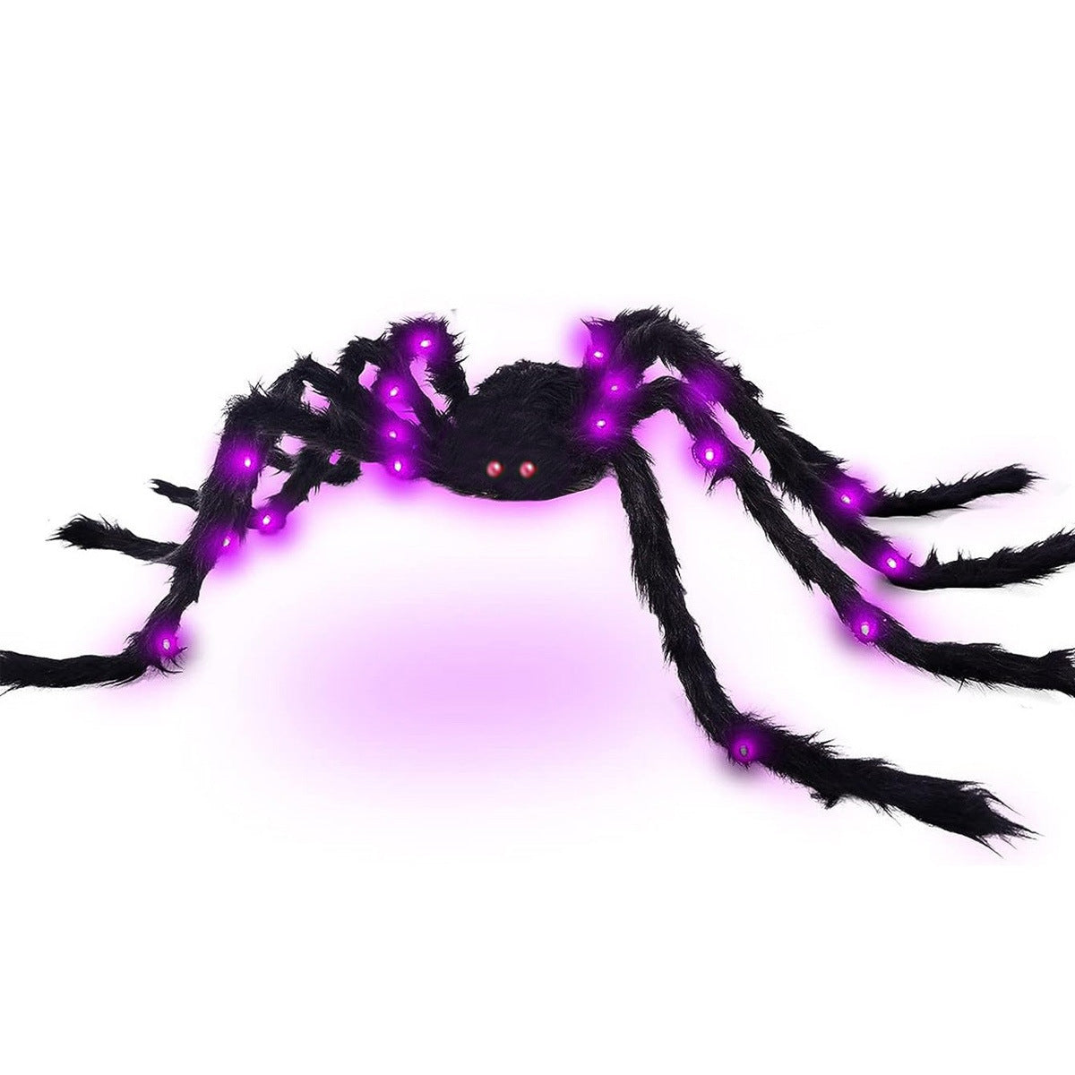 Giant Spooky Halloween Battery-Powered Glowing Spider