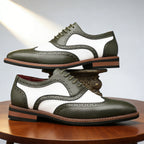 Stirling Two-Tone Wingtip Dress Oxfords