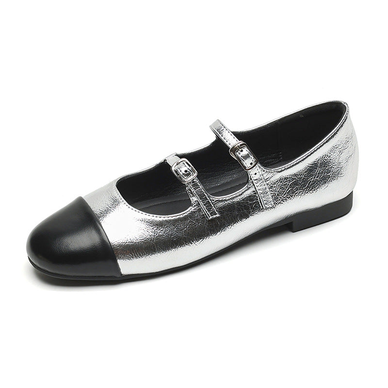Élise French Vintage Ballet Mary Jane Flats
