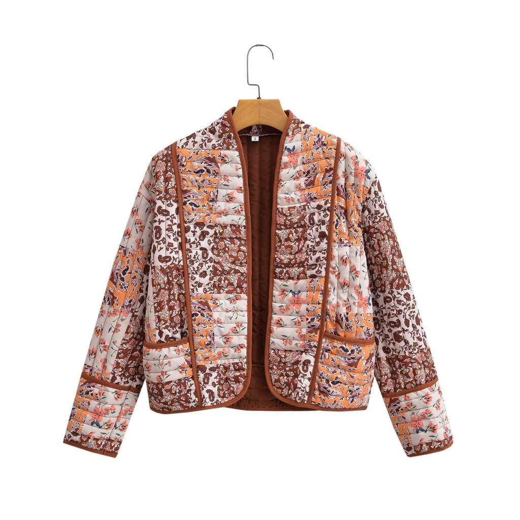 Avéra Open Front Quilted Layering Jacket