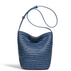 Élise Woven Vegan Leather Bucket Bag