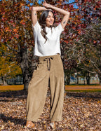 Josephine Relaxed Corduroy Wide-Leg Pants