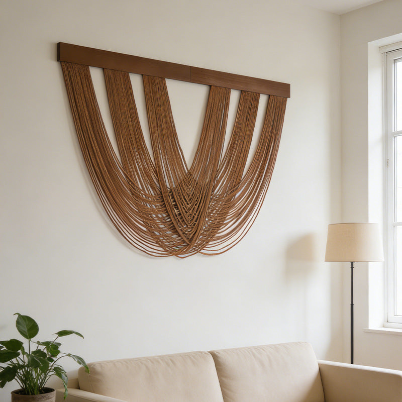Thise Nordic Mahogany Woven Tapestry