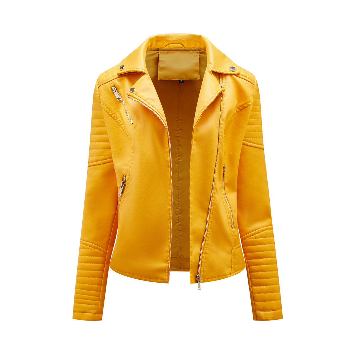 Léa Classic Moto Vegan Leather Jacket