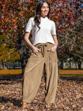 Josephine Relaxed Corduroy Wide-Leg Pants