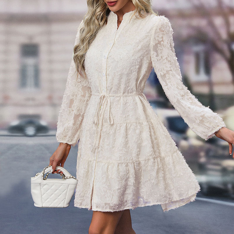 Léa Vintage Floral Lace Midi Dress