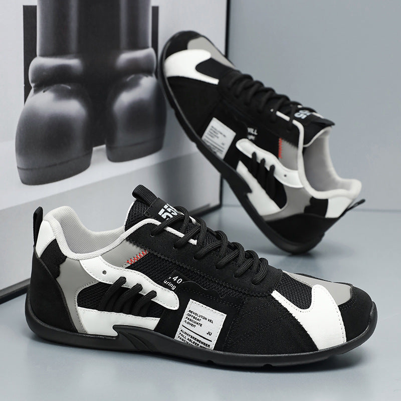 Jonathan Vintage Patchwork Low-Top Trainer