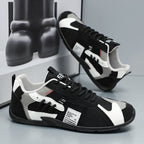 Jonathan Vintage Patchwork Low-Top Trainer