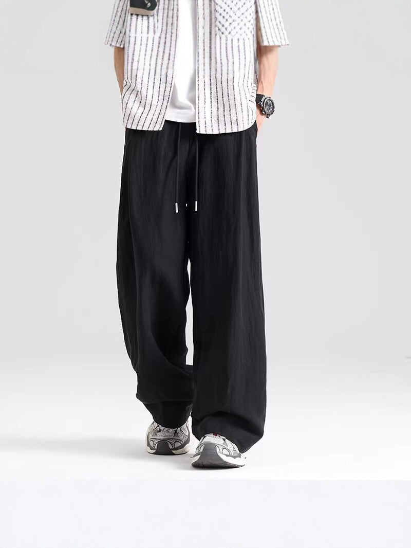 Urban Theory Breathable Linen-Blend Baggy Pants