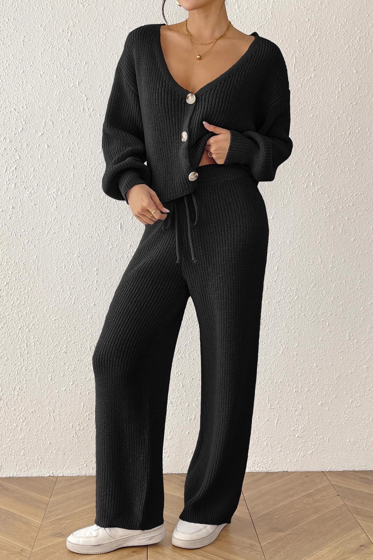 Léa Women's Winter Knit Co-Ord Set