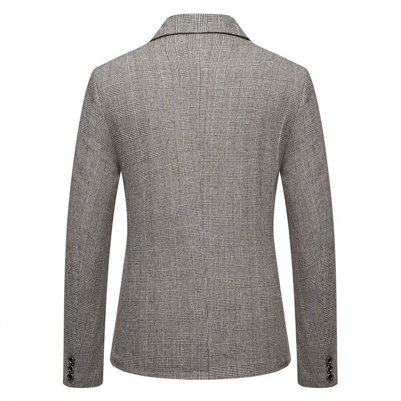 Clifford Signature Wool Blend One-Button Blazer