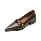 Élise French Retro Camellia Pump Heel