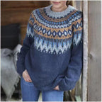 Léa Nordic Fair Isle Pullover Sweater
