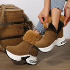 Élise Fur Lined Vegan Suede Boots