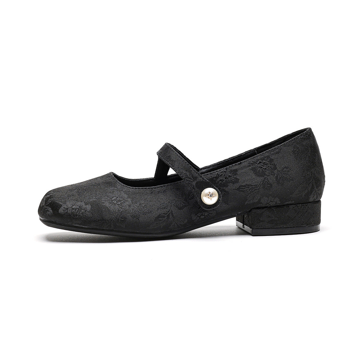 Élise Jacquard Floral Mary Jane Ballet Flat