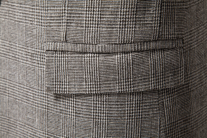 Clifford Signature Wool Blend One-Button Blazer