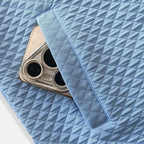 Sterling Diamond Quilt Stand Collar Top