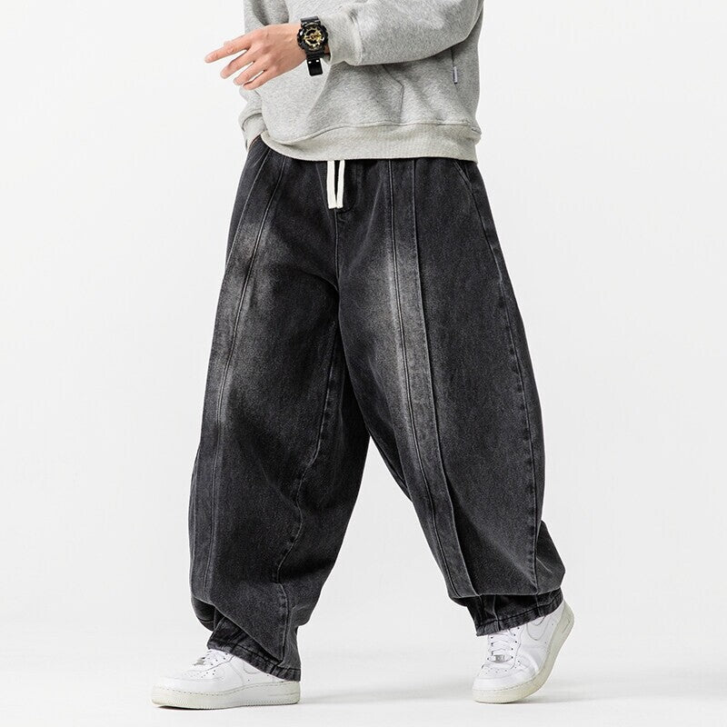 Urban Theory Vintage Washed Denim Baggy Jeans