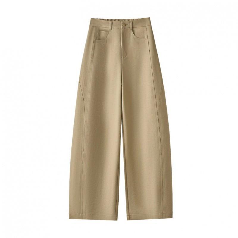 Luciel High-Waist Curved Palazzo Trousers