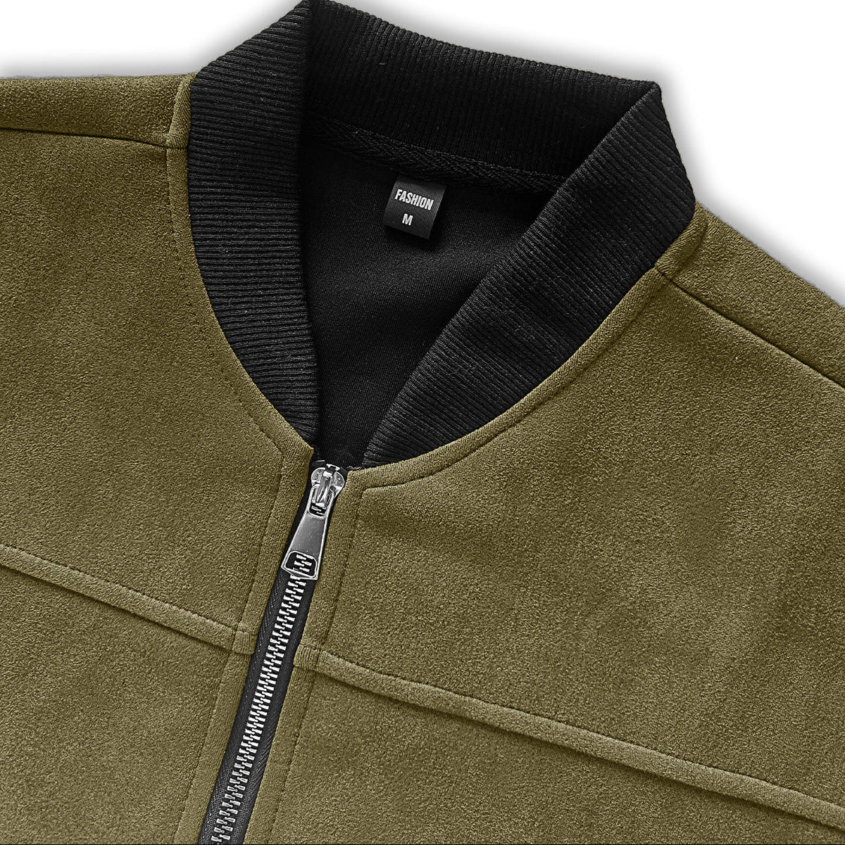 Clifford Minimal Suede Bomber Jacket