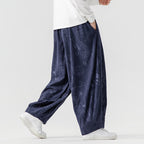 Urban Theory Dragon Baggy Drawstring Pants