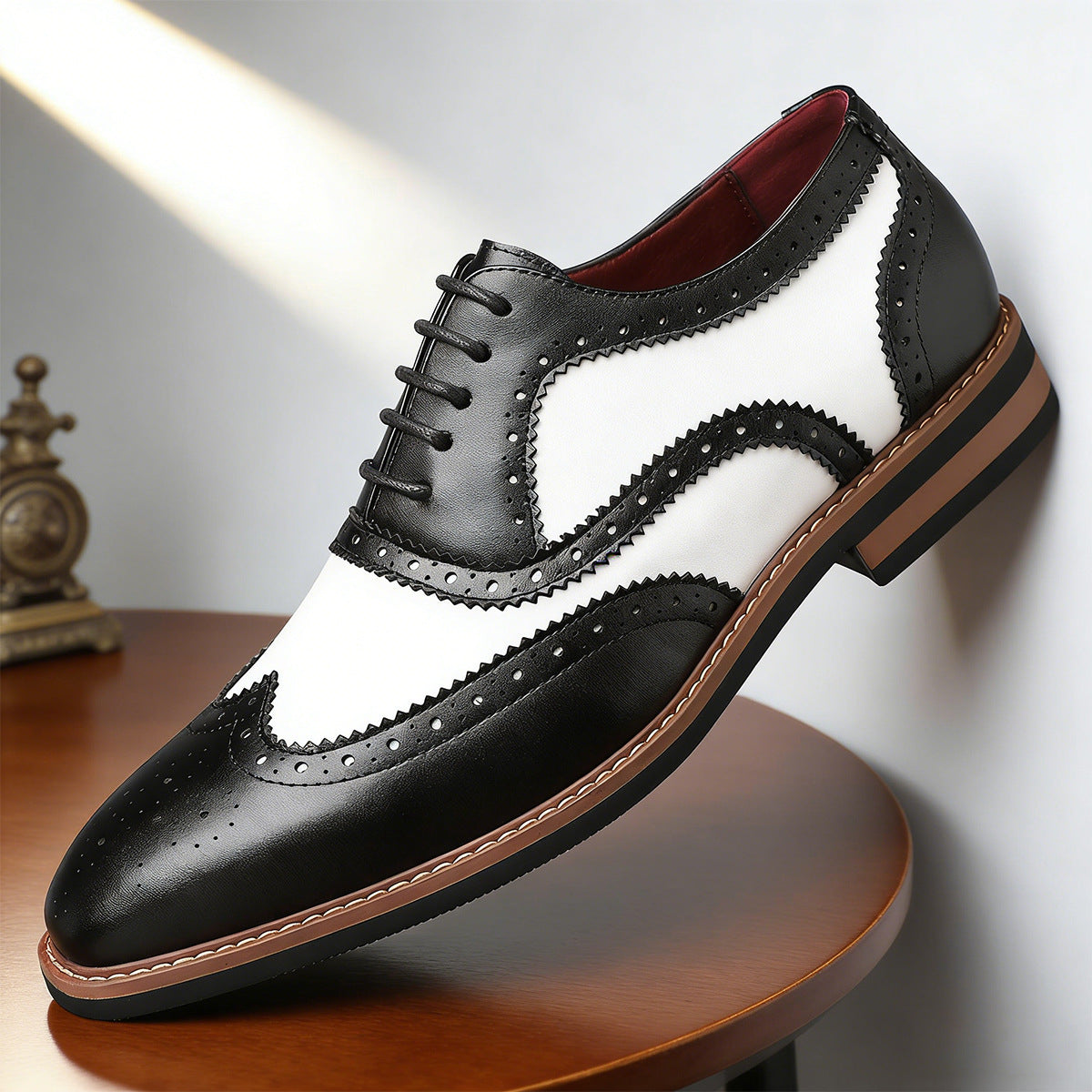 Stirling Two-Tone Wingtip Dress Oxfords